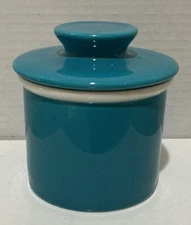 Sweese Porcelain Butter Bell Keeper Crock French Serving Dish Turquoise