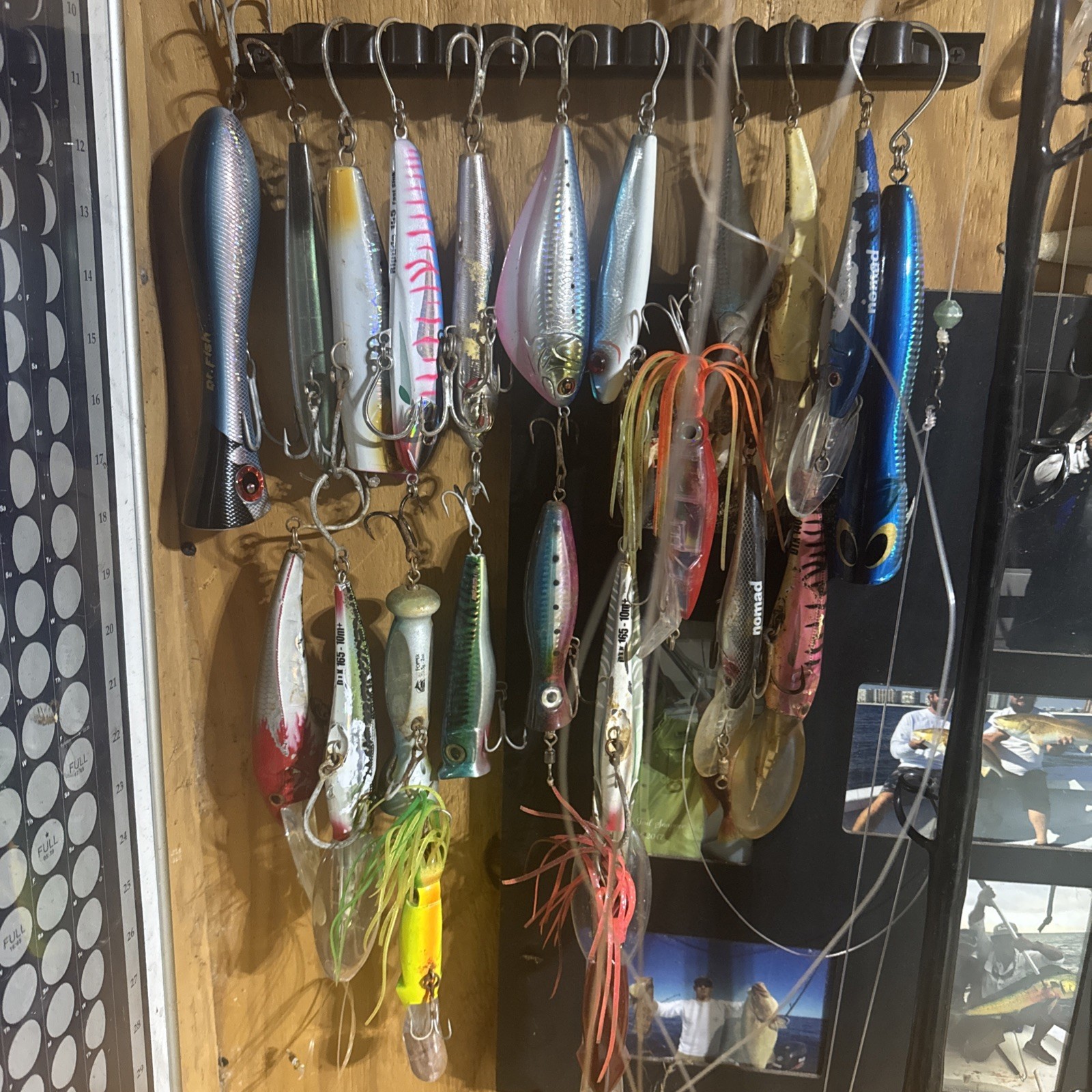 LOT of 22 BIG GAME PELAGIC TOP WATER, Subsurface, Stick Bait, POPPERS & diving