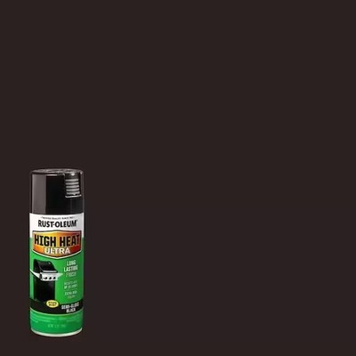 Rust-Oleum 7778830 High Heat Enamel Spray Paint, Bar-B-Que Black, 12OZ NEW