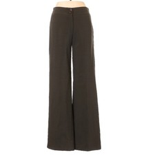 VINTAGE Armani Collezioni 90s Designer Minimalist Classic Gray Dress Pants Sz 8