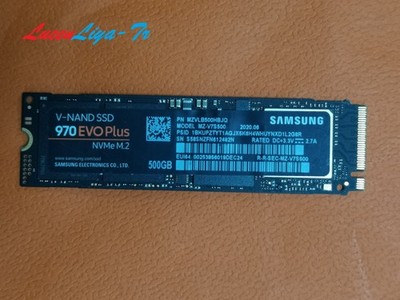 Fresh Pulled Samsung Nvme M.2 2280 SSD Gen4x4 970 EVO Plus 500G 100% Game Kit