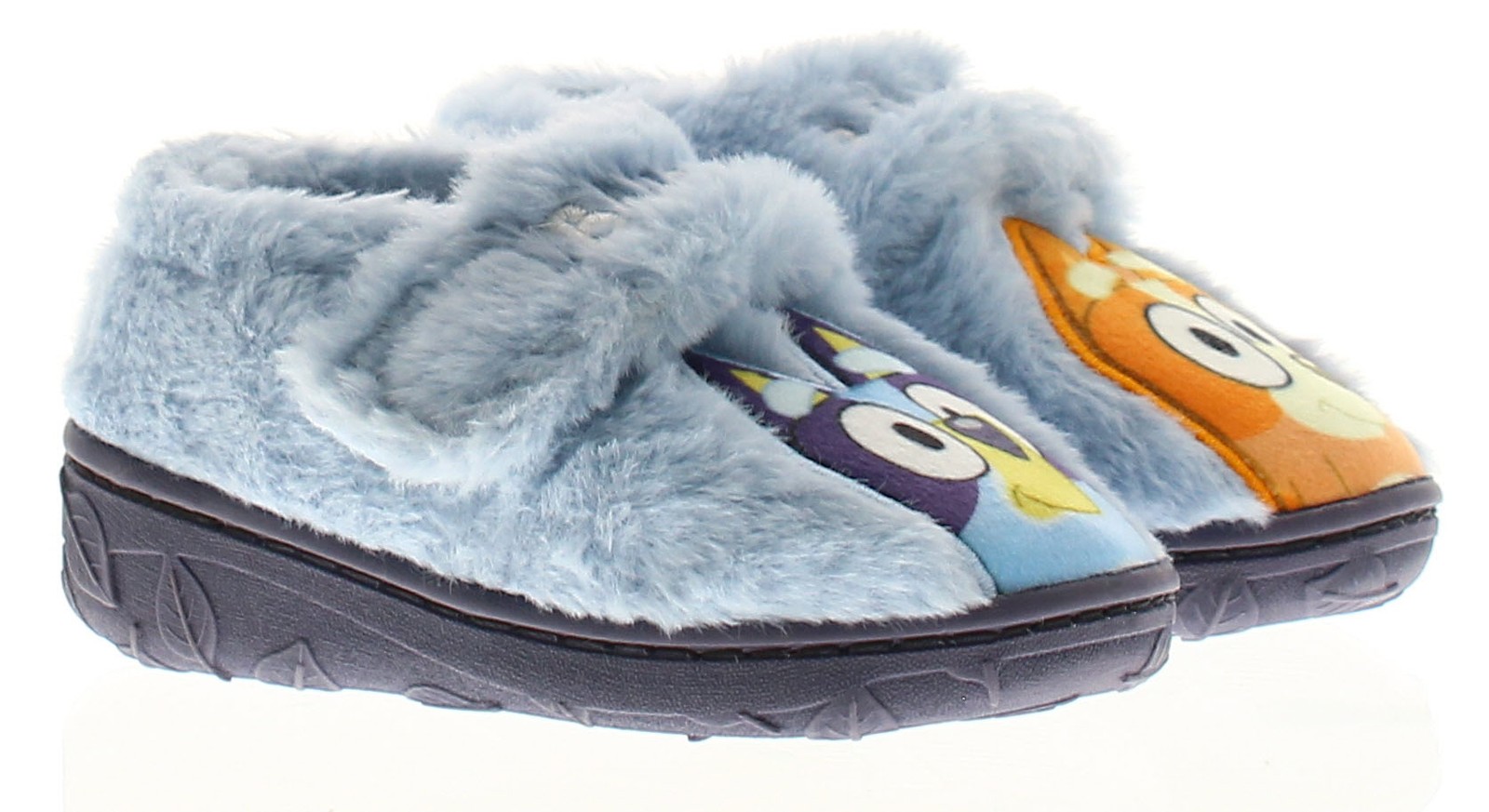 Bluey Younger Childrens Novelty Slippers Bingo Split Touch Fastening Blue - Image 2