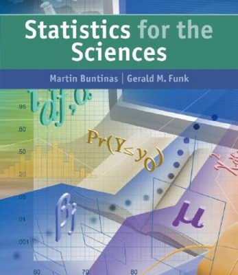 #ad Statistics for The Sciences Hardcover By Buntinas Martin GOOD $6.88