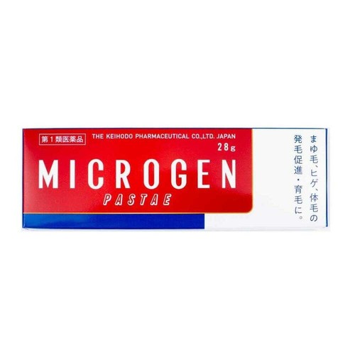 Microgen Pastae 28g Japan Körper & Gesicht Haarwachstum Creme Bärte, Augenbrauen, Brust