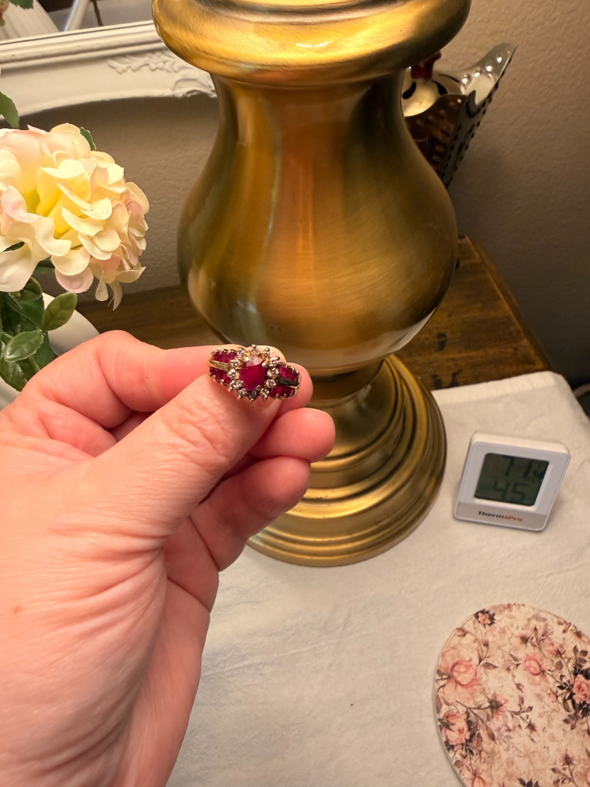 ruby ring 14k - image 2