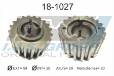 IJS GROUP 18-1027 Gear/Sprocket, Camshaft for Dacia, Renault