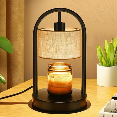 Candle Warmer Lp with Timer, Dimmable Candle Lp Warmer for Jar Candles