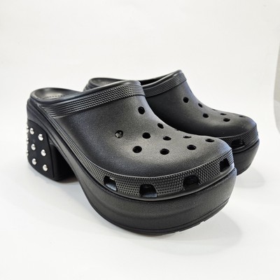 Limited edition Crocs Siren Studded Clog Shoe Women\'s size 12 Men\'s 10 Black Crocs Siren Studded Clog Shoe Women main image 3