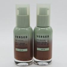 Lot Of 2 Versed Skin Solution Multi-Serum Skin Tint SPF 40 Shade 12W Exp 11/26