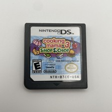 Cooking Mama 3 Shop & Chop Nintendo DS Authentic Cartridge Tested Working