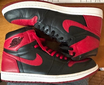 Nike Men s Retro 1 High Bred Banned edition shoe size 15