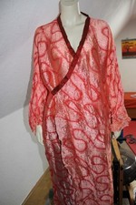 Faschingskostüm Damen Kleid Wickelkleid Chinesin 40 42 44 koralle Theaterfundus