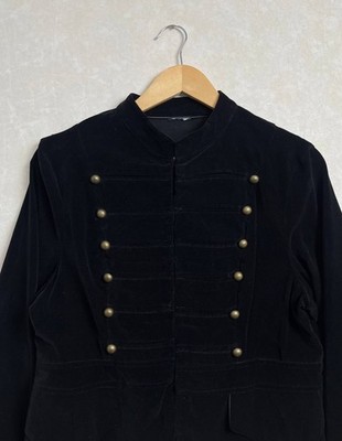 00s Napoleon Military Velours Jacket PPFM Balmain Vibe Size 42 | eBay