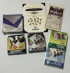 Scrapbook Photo Mounting Supplies Lot Creative Memories Pioneer Squares Corners