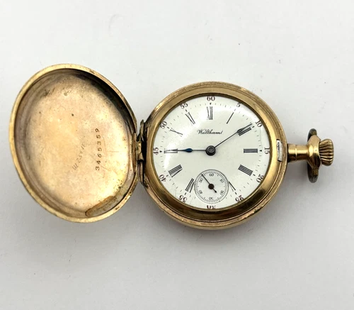 Waltham Antique Mechanical Pocket Watch 7J  0s  Gr.61    13503779 DOESN'T WORK