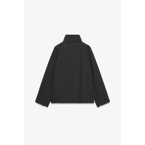 ZARA ZW COLLECTION REVERSIBLE SHORT TRENCH COAT - Picture 3 of 5