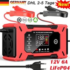 12V LiFePo4 Akku Ladegerät Auto Intelligentes Batterieladegerät PKW KFZ AGM GEL 12V LiFePo4 Akku Ladegerät Auto Intelligentes Batterieladegerät PKW KFZ AGM GEL