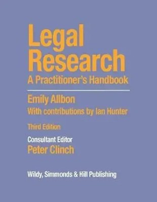 Legal Research: A Practitioner's Handbook | Emily Allbon | Englisch | Buch