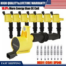 8 Pack DG511 Ignition Coil and Spark Plug for 2004-2008 Ford F-150 4.6L 5.4L V8