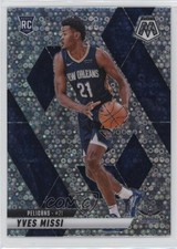 2024-25 Panini Mosaic Rookies Fast Break Silver Prizm Yves Missi #243 1qo5