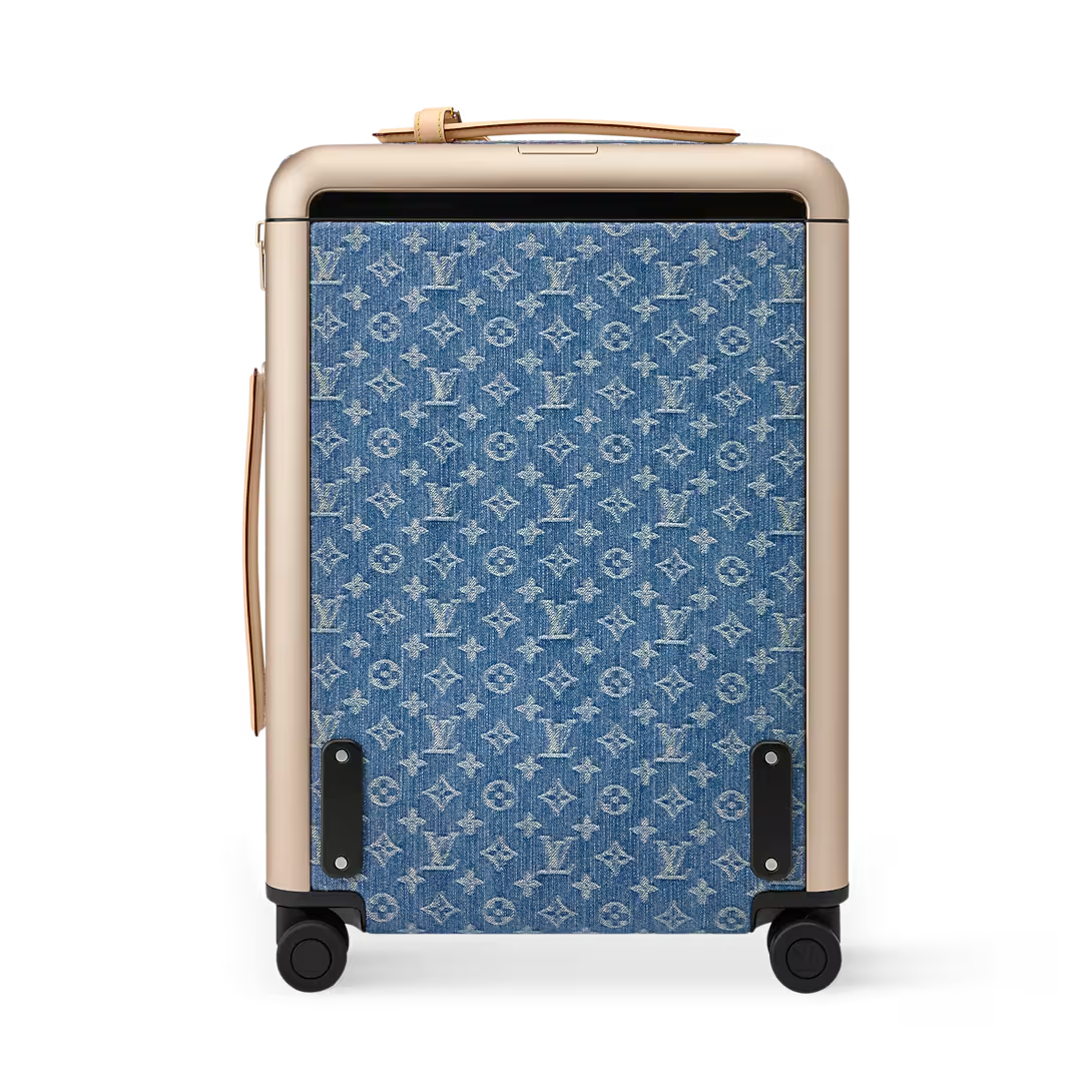 NEW Louis Vuitton Monogram Horizon 55 Suitcase Blue M28386