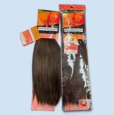 Outre Gold Human Hair Straight Weft Extension 12 Inch Dark Brown Tangle Free