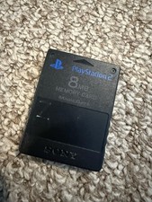 Sony PlayStation 2 PS2 8MB Black Memory Card MagicGate SCPH-10020 Japan Original