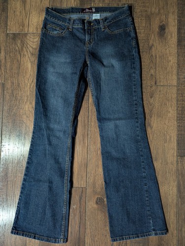 Jeans donna Jordache Lo-Rise elasticizzato bootcut denim taglia 7/8 regular (30x32)