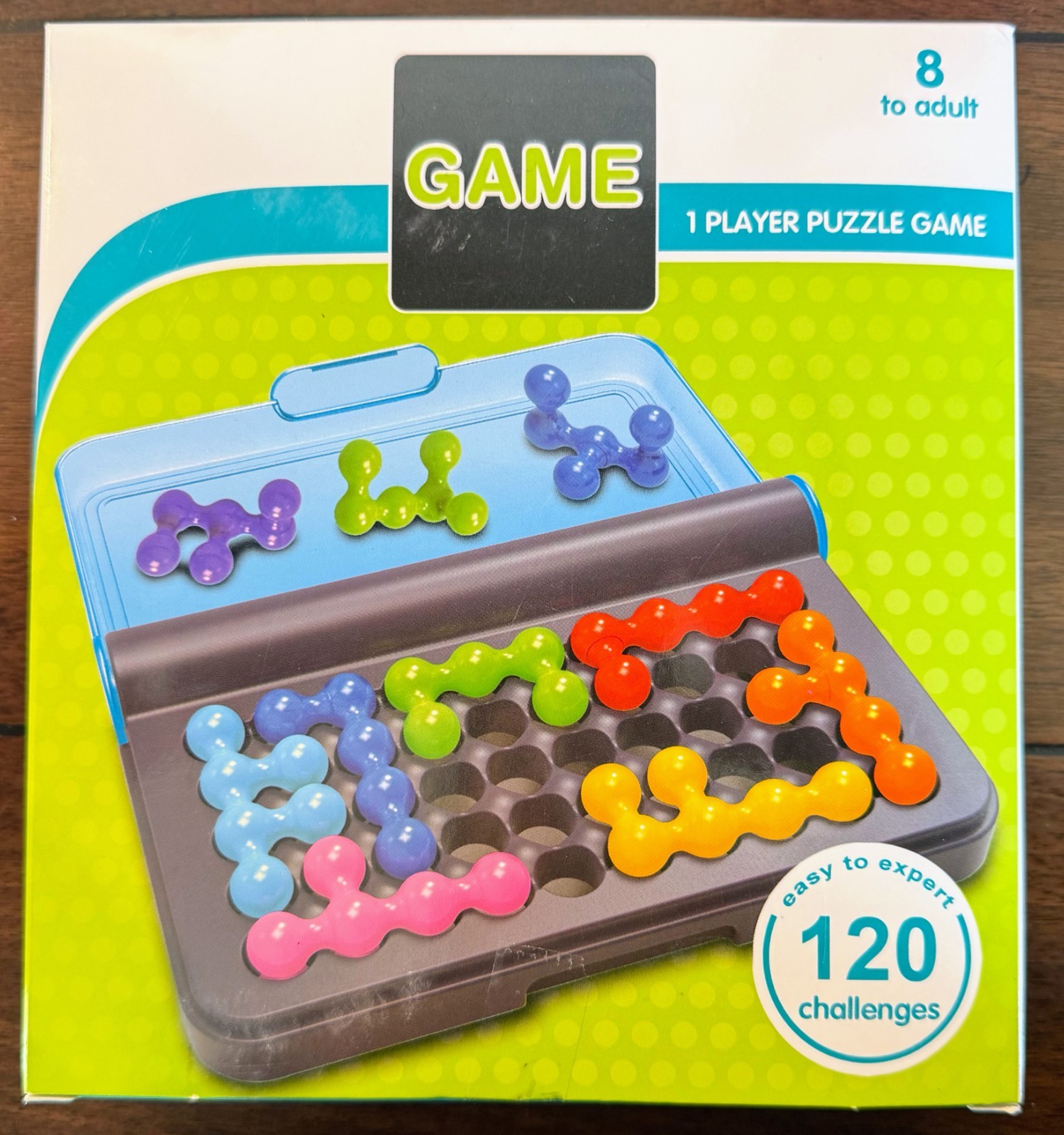 Puzzle Fit Game 120 Challenges Ages 8+ Problem Solving Toy