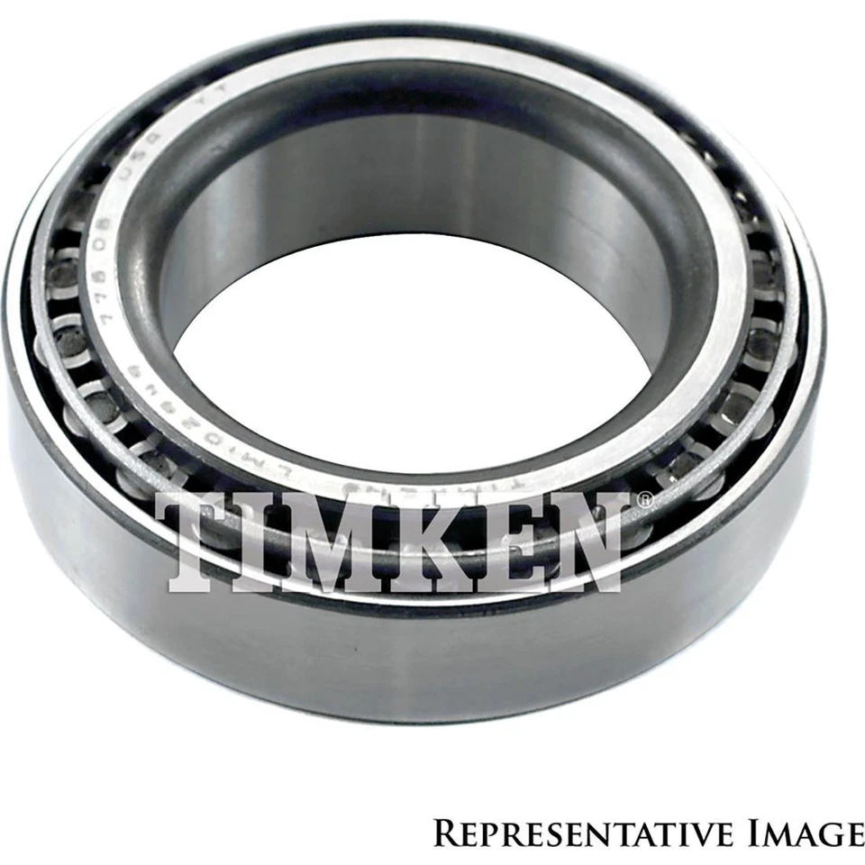 Juego de 4 cojinetes de rueda exteriores interiores delanteros Timken y carreras para Dodge D50 1982-1982 Foto 3 de 4