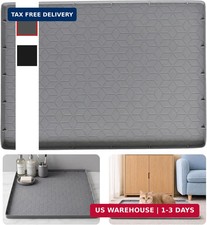 34x22 Waterproof Silicone Under Sink Mat for Kitchen Bathroom Gray