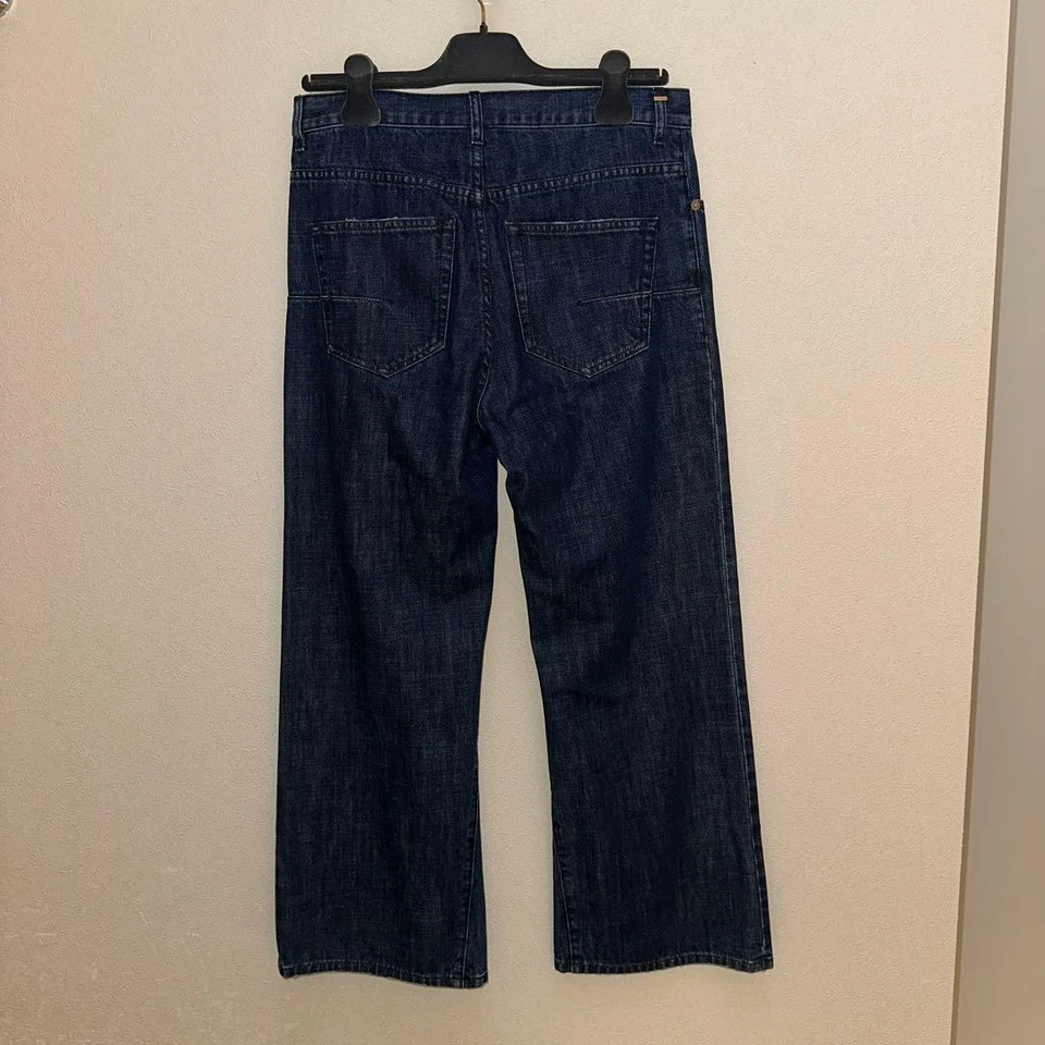 CALÇA JEANS LARGA DIOR USADA TAMANHO 38 MUITO BOA - Imagem 2 de 4