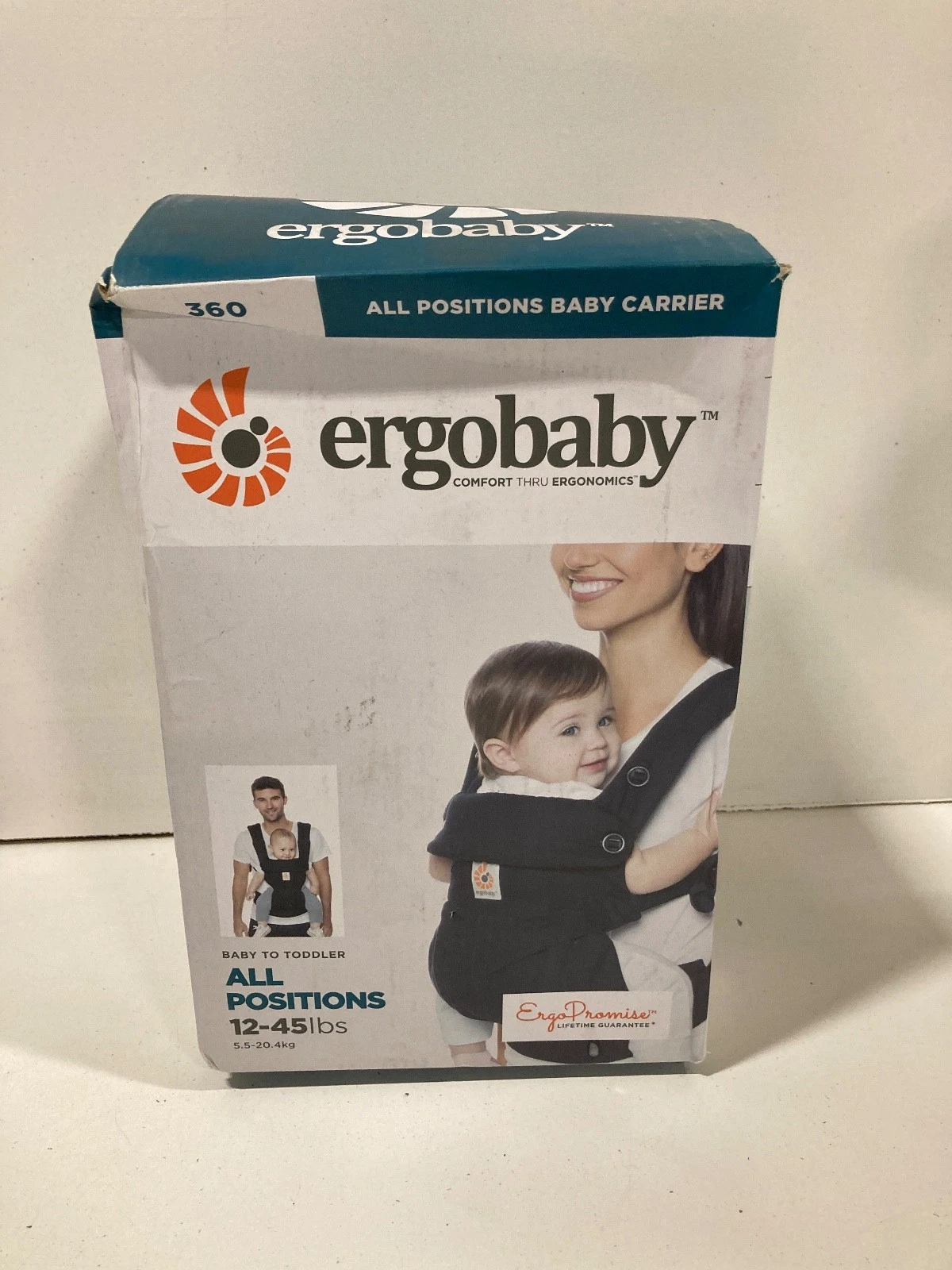 Ergobaby 360 Standard Baby Carrier - Black Used