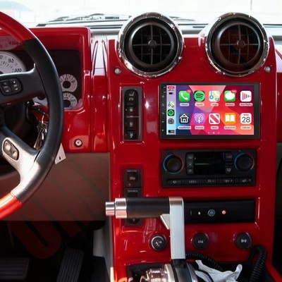 7'' Carplay For Hummer H2 2003-2006 Car Stereo Radio Android 15 GPS NAVI &Camera