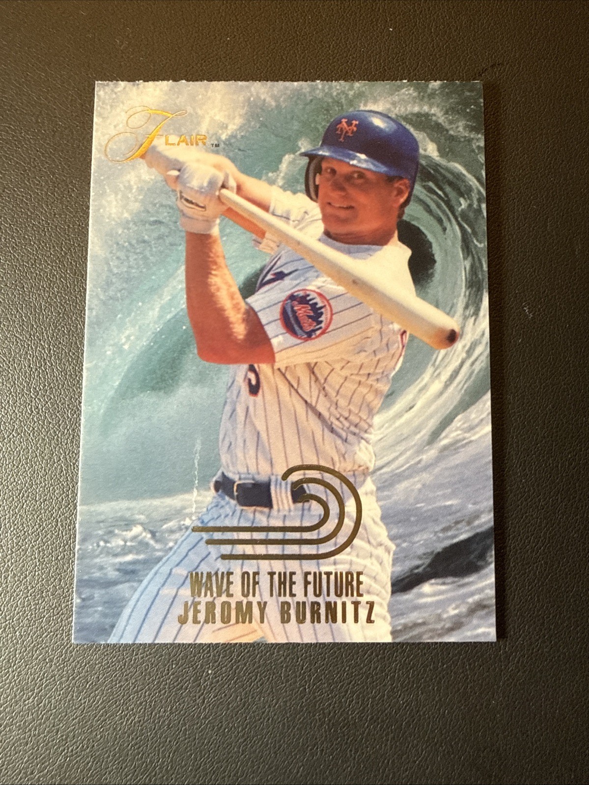 Jeromy Burnitz 1993 Flair Wave of the Future Insert #2 Mets