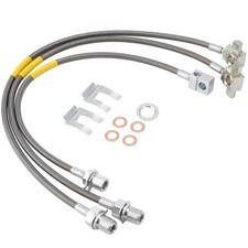 3pcs Front And Rear Brake Lines 89340s 89335s Extended Stainless Steel Brake... 3pcs Front And Rear Brake Lines 89340s 89335s Extended Stainless Steel Brake...