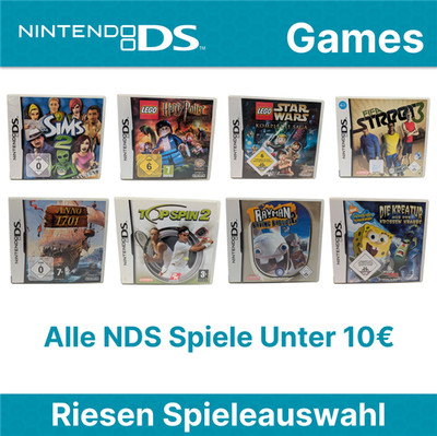 Nintendo DS Spieleauswahl Unter 10  - Riesen Spiele Auswahl - LEGO, Sonic uvm.