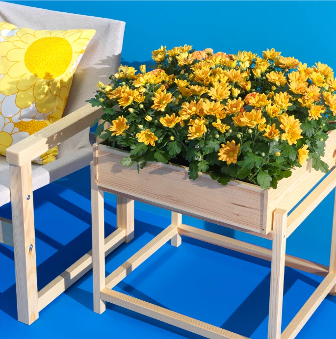 Подставка для растений IKEA PRIMARSKOG, 53 см держатель для цветочных горшков полки для помещений и улицы - Изображение 2 из 4