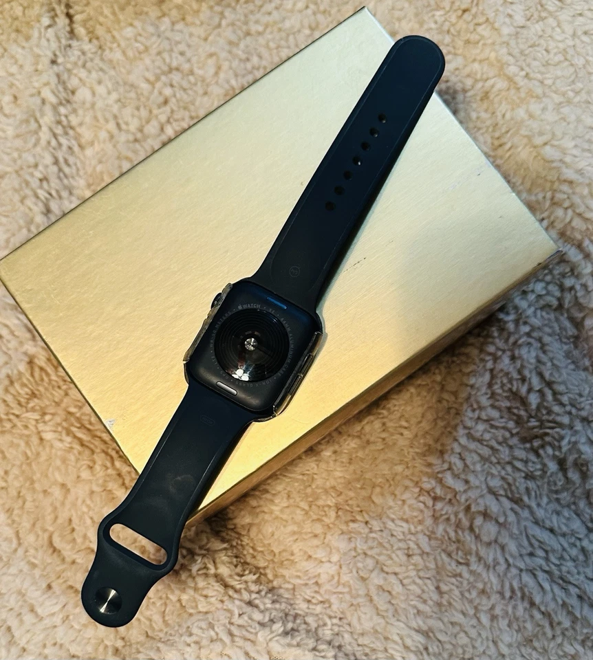 Apple Watch Series 2 42 мм нержавеющая сталь черные часы Smat - (MP4A2LL/A) - Изображение 4 из 4