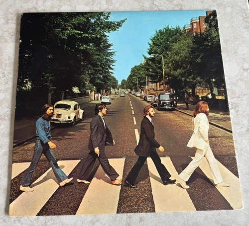 1986 THE BEATLES LP Abbey Road SJ-383 Capitol Records Rainbow Label