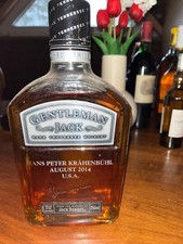 Edelwhisky Jack Daniels Gentleman Jack mit seltener Etikette und Abf&uuml;llung