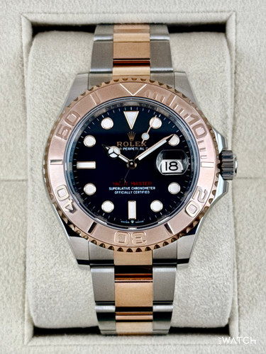 2021 Rolex Yacht-Master 40mm 126621 Two-Tone Black Dial