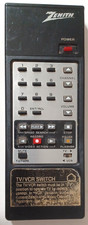 ZENITH TV/VCR Remote Control OEM Vintage Genuine Not Tested