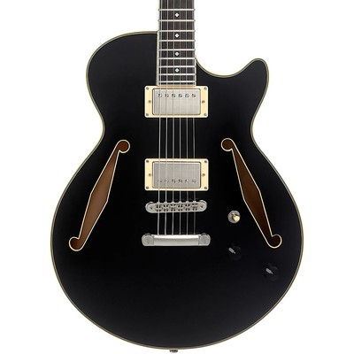 D'Angelico Excel SS Tour Semi-Hollow Guitar W/Supro Pickups, Tailpiece Black