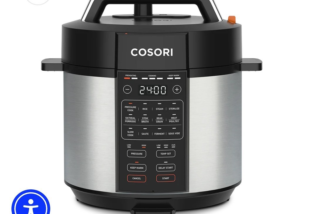 6qt 9-in-1 Multi Cooker Nonstick Stainless 1100w - Sealed