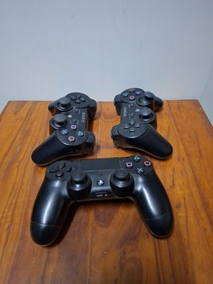 Playstation PS3 and PS4 Controllers For Parts or Repair 