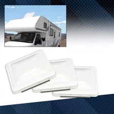 3 Pack White RV Roof Vent Cover Lid 14" X14" For Camper Trailer Air Ventline