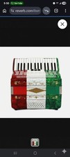 Rossetti 3112 FBE Fa 31 Button Accordion Red/White/Green w/ Case  Polish