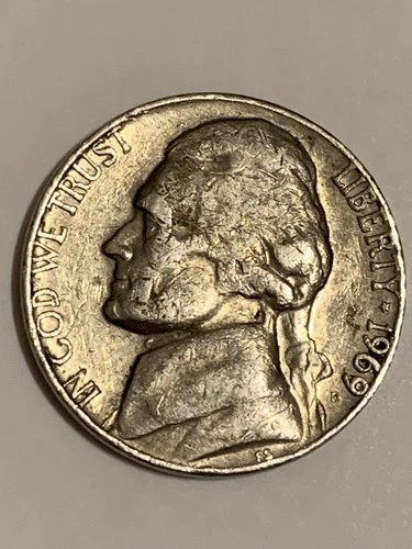 1969-D Jefferson Nickel — photo from the most recent tracked eBay sale
