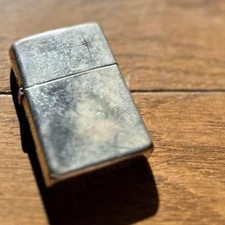 ZIPPO Sterling Silver 2001 Star Stone Collectible Used